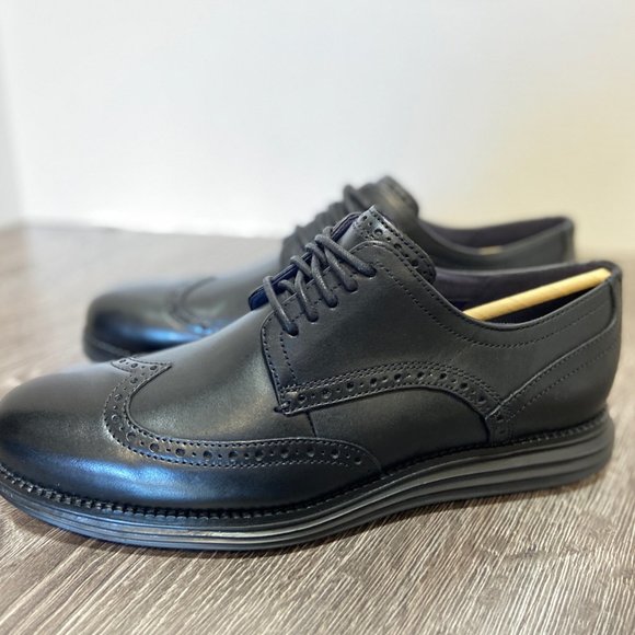 Cole Haan Men Original Grand Shortwing Oxford Shoes Black C27984 Choose Size NEW main image 5